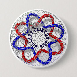 Hillary Clinton 2016 Ronde Button 7,6 Cm