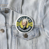Hillary Clinton 2016 Ronde Button 7,6 Cm (In situ)