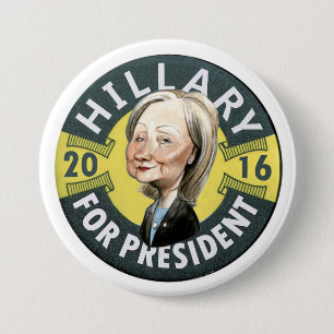 Hillary Clinton 2016 Ronde Button 7,6 Cm