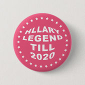 Hillary Clinton 2016 Roze 2.25-inch Pinback Button (Voorkant)