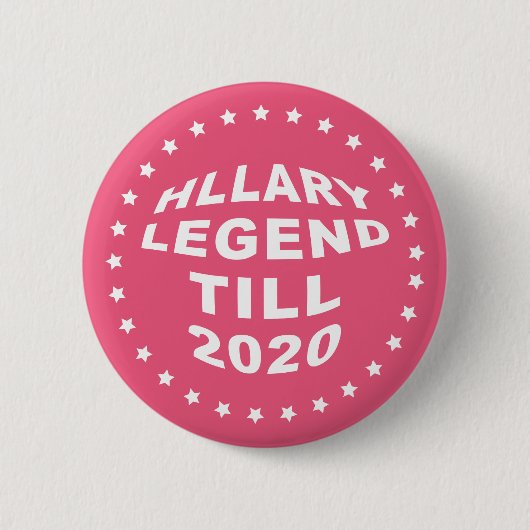 Hillary Clinton 2016 Roze 2.25-inch Pinback Button (Voorkant)