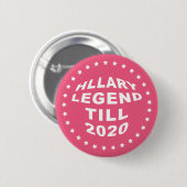 Hillary Clinton 2016 Roze 2.25-inch Pinback Button (Voorkant /achterkant)