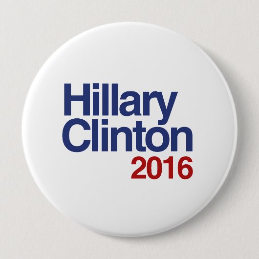 HILLARY CLINTON 2016 SIMPLE.png Ronde Button 4,0 Cm (Voorkant)