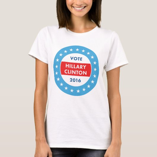 Hillary Clinton 2016 T-shirt (Voorkant)
