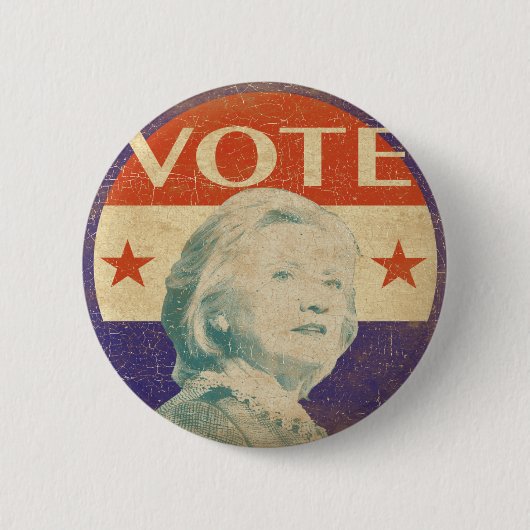 Hillary Clinton 2016 VerkiezingsButton Ronde Button 5,7 Cm (Voorkant)