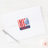 Hillary Clinton 2016 Vierkante Sticker (Envelop)