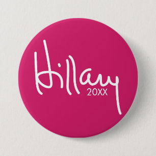 Hillary Clinton 2020 Designer Campaign Gear Ronde Button 7,6 Cm