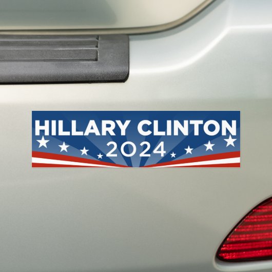 Hillary Clinton 2024 Hillary 2024 Bumpersticker (Op auto)