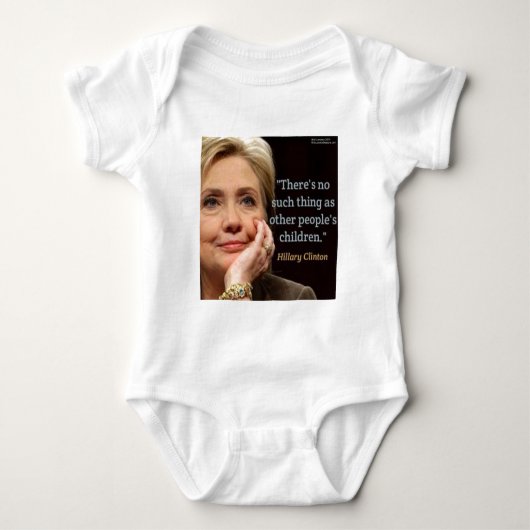 Hillary Clinton & Alle Kinderen Citaat Romper (Voorkant)