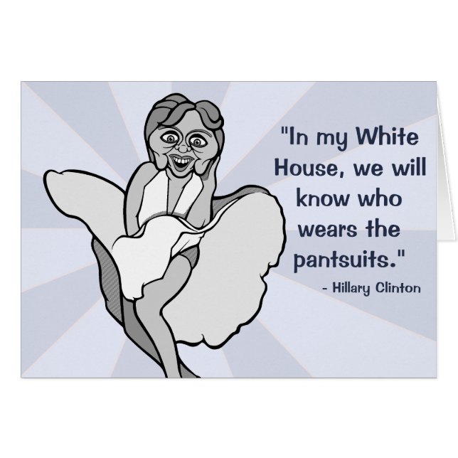 Hillary Clinton als Marilyn Monroe (Voorkant Horizontaal)
