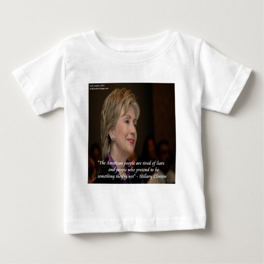 Hillary Clinton Amerikanen Zijn Moe Quote (Voorkant)