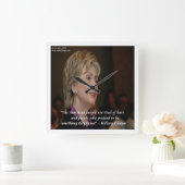 Hillary Clinton Angry Amerikanen citeren de muur k Vierkante Klok (Huis)