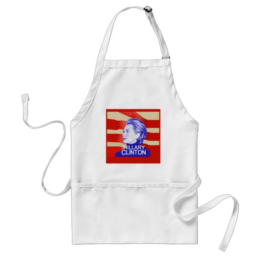Hillary Clinton Apron Standaard Schort (Voorkant)