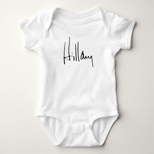 HILLARY CLINTON AUTOGRAPH T-SHIRT (Voorkant)