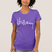 Hillary Clinton Autograph T-shirt (Voorkant)