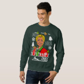 Hillary Clinton betreurenswaardige Ugly KerstSweat Trui (Voorkant volledig)