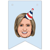 HILLARY CLINTON BIRTHDAY VLAGGETJES (Eerste vlag)