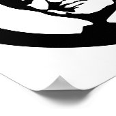 Hillary Clinton Black Bubble Poster (Hoek)