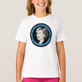hillary clinton : blauwe stralen : t-shirt