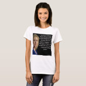 Hillary Clinton Blood Religion Quote T-shirt (Voorkant volledig)