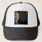 Hillary Clinton Blood Religion Quote Trucker Pet (Voorkant)