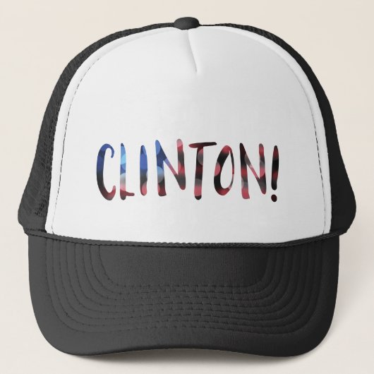 Hillary Clinton bokeh Trucker Pet (Voorkant)