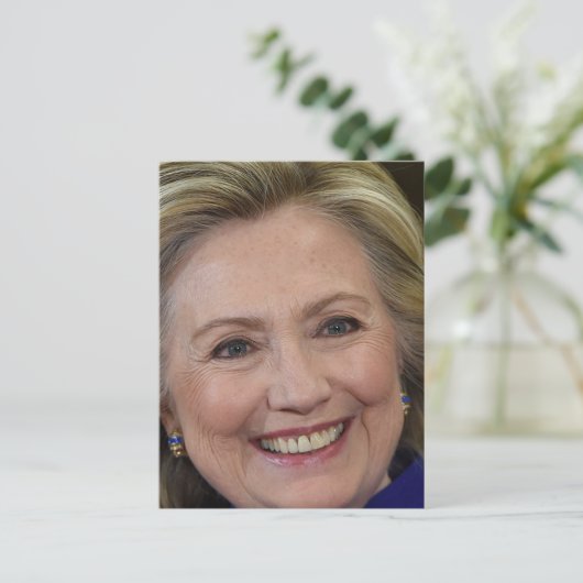 Hillary Clinton Briefkaart (Staand voorkant)