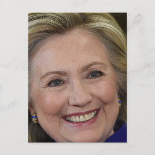 Hillary Clinton Briefkaart