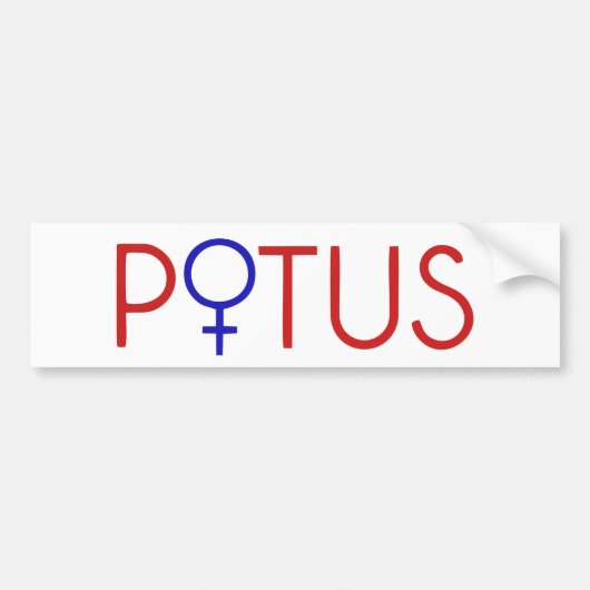 Hillary Clinton Bumpersticker (Voorkant)