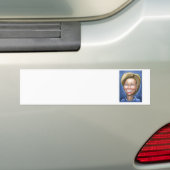 Hillary Clinton Bumpersticker (Op auto)