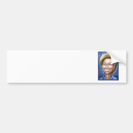 Hillary Clinton Bumpersticker (Voorkant)