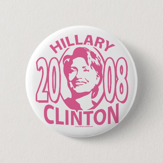 Hillary Clinton Button 2008 (Voorkant)