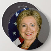 Hillary Clinton Button van grote grootte (Voorkant /achterkant)