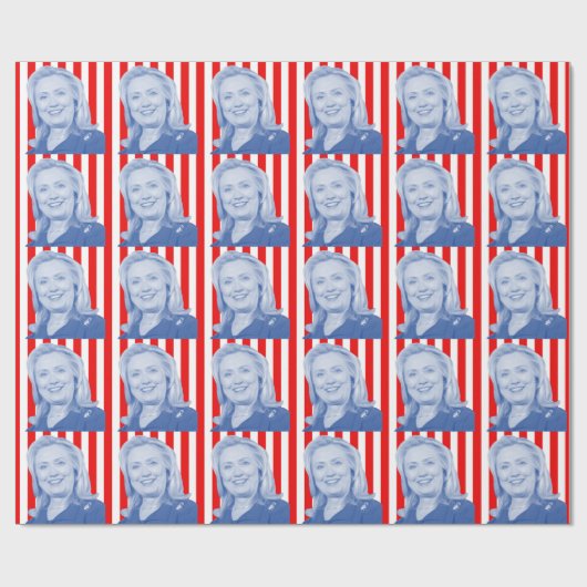 Hillary Clinton Cadeaupapier (Vlak)