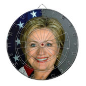 Hillary Clinton - Dartboard Dartbord (Voorkant)