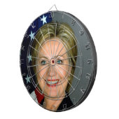 Hillary Clinton - Dartboard Dartbord (Voorkant Rechts)