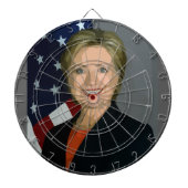 hillary clinton dartbord (Voorkant)