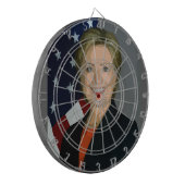 hillary clinton dartbord (Voorkant Links)