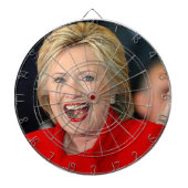 Hillary Clinton Dartbord (Voorkant)