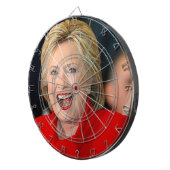 Hillary Clinton Dartbord (Voorkant Rechts)