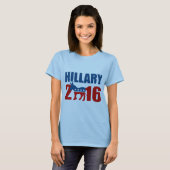 HILLARY CLINTON DEMOCRAT 2016.png T-shirt (Voorkant volledig)