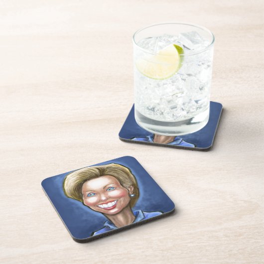 Hillary Clinton Drankjes Onderzetter (Rechterzijde)