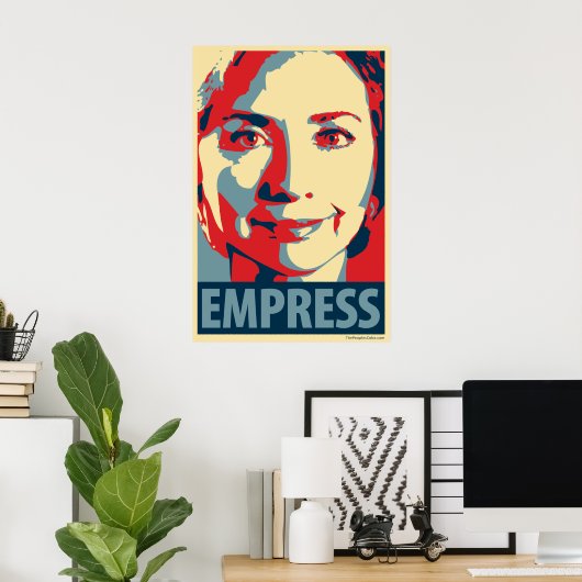 Hillary Clinton - Empress: OHP Poster (Thuiskantoor)