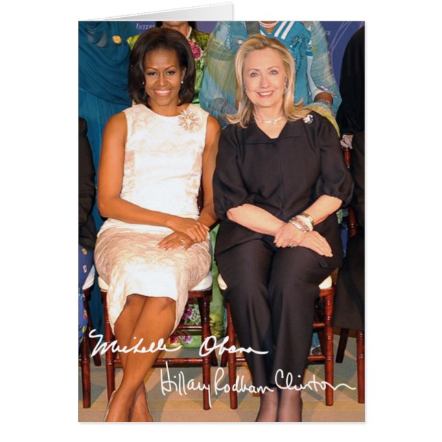 Hillary Clinton en Michele Obama (Voorkant)