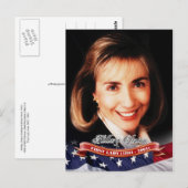 Hillary Clinton, First Lady van de VS Briefkaart (Voorkant / Achterkant)