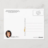 Hillary Clinton, First Lady van de VS Briefkaart (Achterkant)