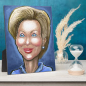 Hillary Clinton Fotoplaat (Zijkant)