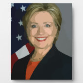 hillary clinton fotoplaat (Voorkant)