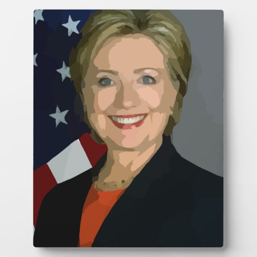 hillary clinton fotoplaat (Voorkant)