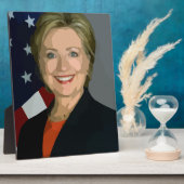 hillary clinton fotoplaat (Zijkant)